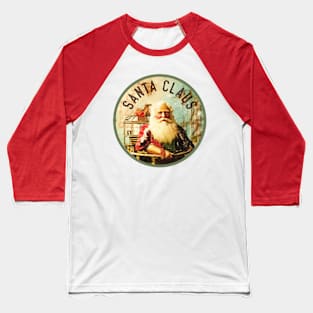 Vintage Santa Baseball T-Shirt